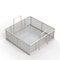 Anysizebasket Rectangular Wire Mesh Basket: 18Lx18Wx6H, 304 SS, 5/16 Rod Frame, Stacking Handles, Mesh: 4 x .063 TMT-180180060-A04S - alternate 1